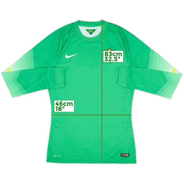 2014-15 Anzhi Makhachkala Authentic GK Shirt - 9/10 - (M)