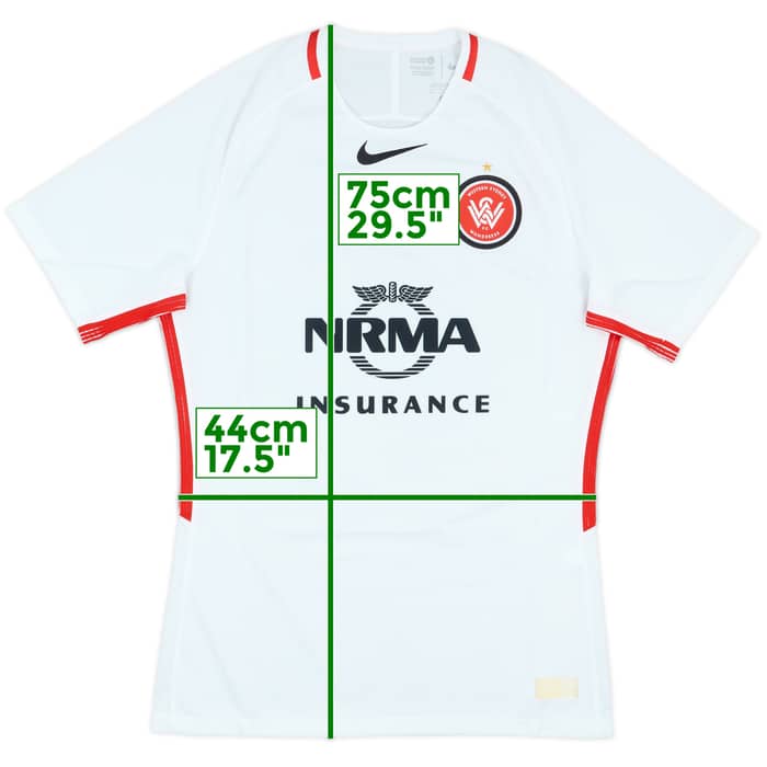 2017-18 Western Sydney Wanderers Authentic Away Shirt - 8/10 - (M)