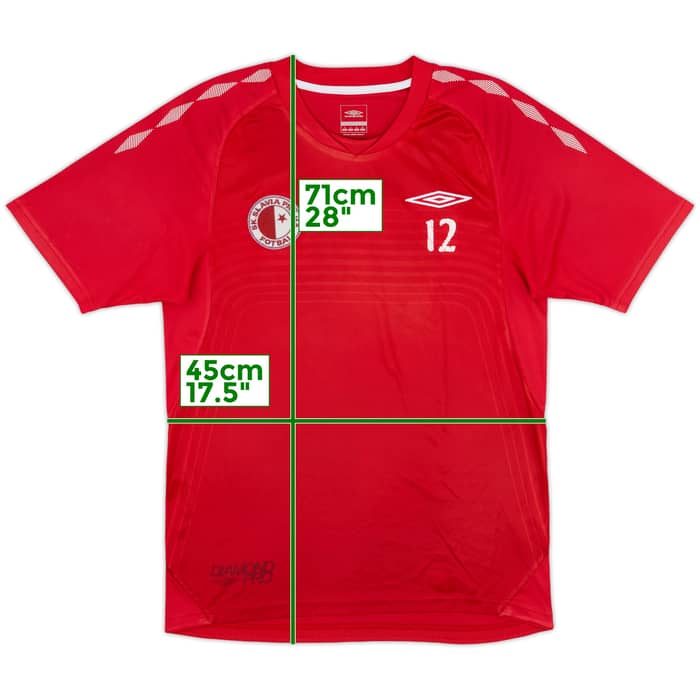 2008-09 Slavia Prague Umbro Player Issue Training Shirt #12 - 6/10 - (S)