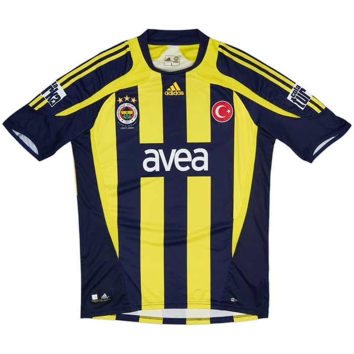 2007-08 Fenerbahce Home Shirt - 6/10 - (L)