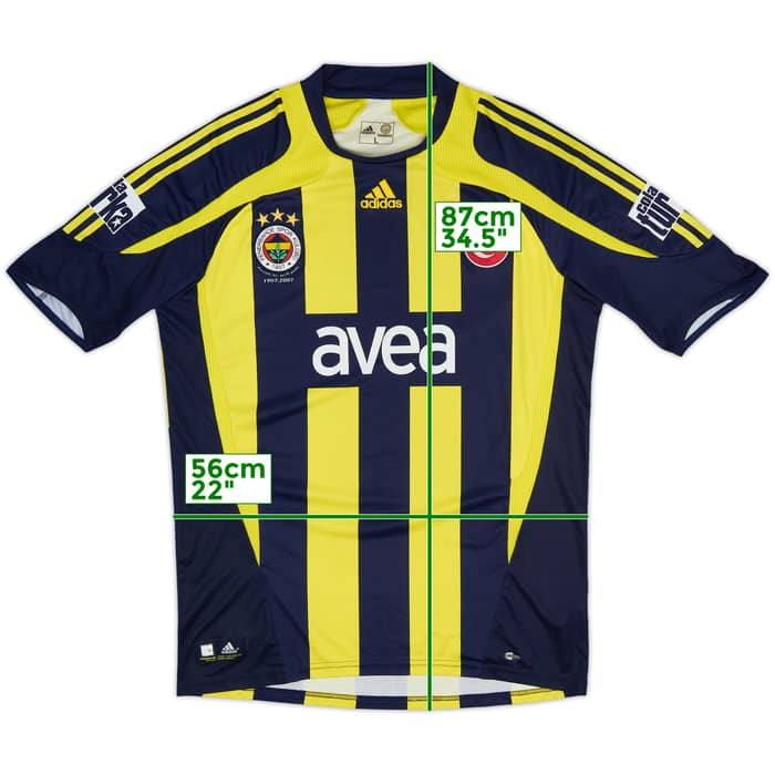 2007-08 Fenerbahce Home Shirt - 6/10 - (L)