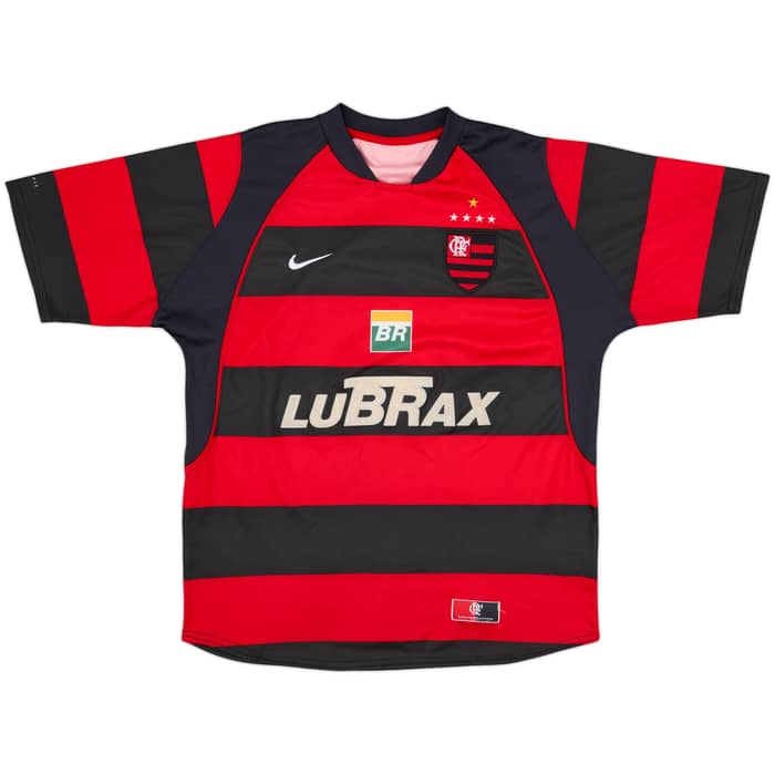 2002-04 Flamengo Home Shirt #10 - 8/10 - (L)