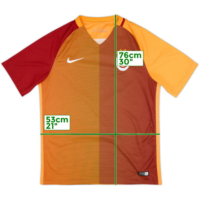 2016-17 Galatasaray Home Shirt - 9/10 - (M)