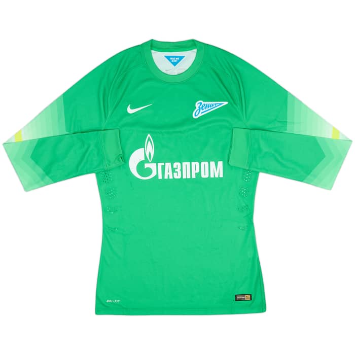 2014-15 Zenit St. Petersburg Authentic GK Shirt - 6/10 - (M)