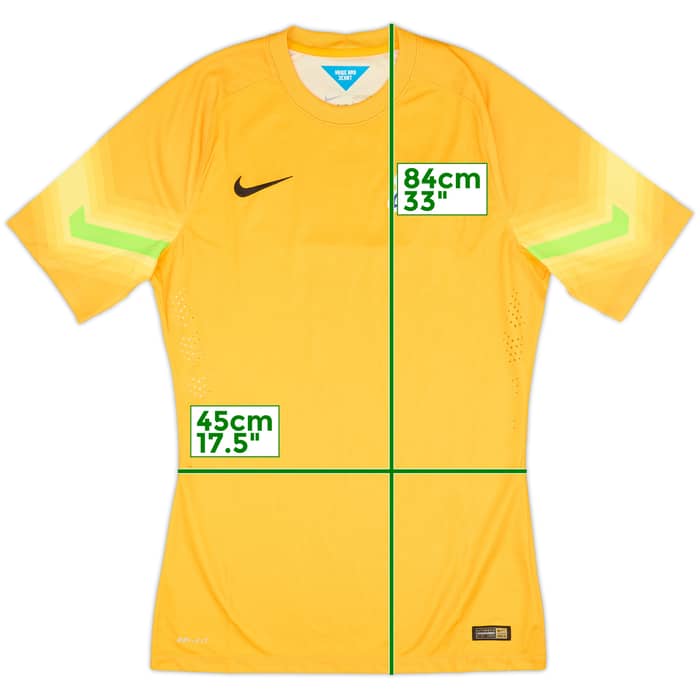 2014-15 Zenit St. Petersburg Authentic GK S/S Shirt - 8/10 - (M)