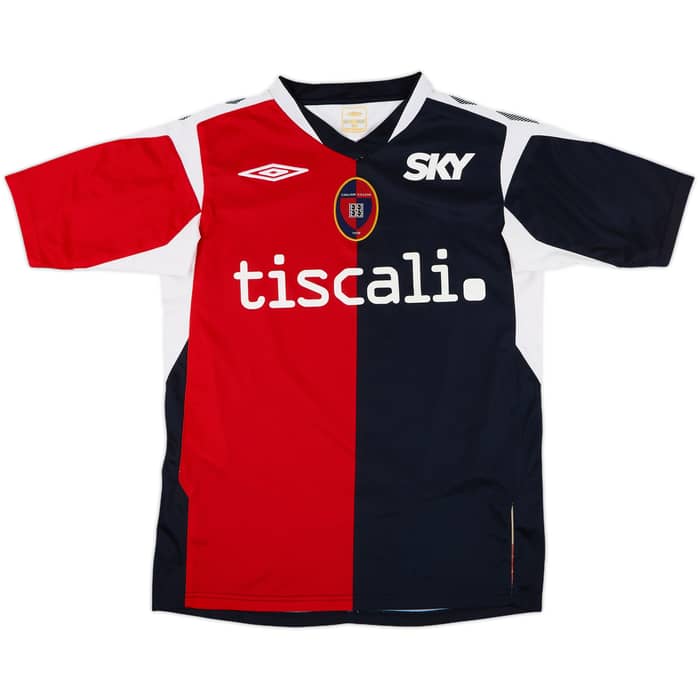 2007-08 Cagliari Home Shirt - 7/10 - (M)