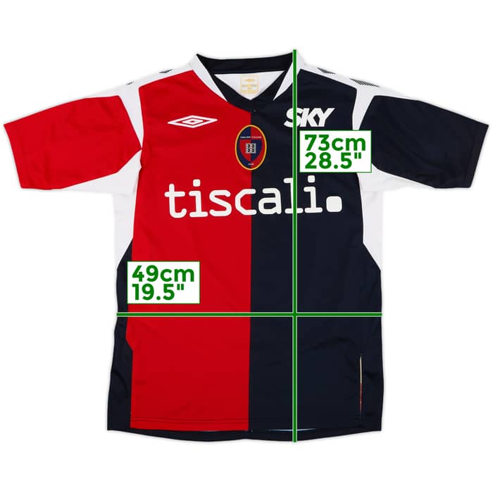 2007-08 Cagliari Home Shirt - 7/10 - (M)