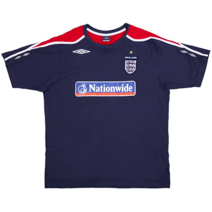 2007-08 England Umbro Training Shirt - 8/10 - (XL)