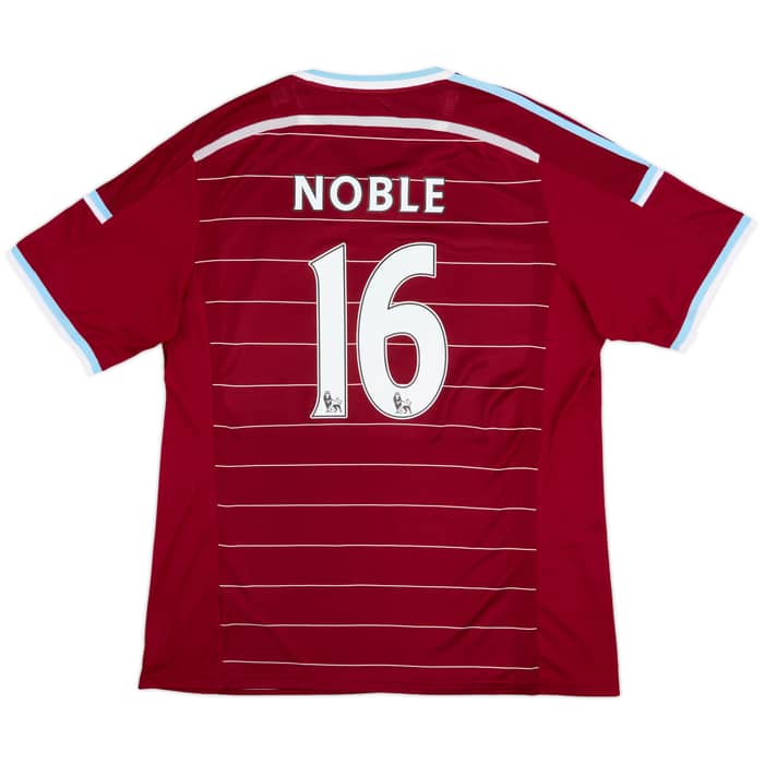 2014-15 West Ham Home Shirt Noble #16 - 10/10 - (XXL)