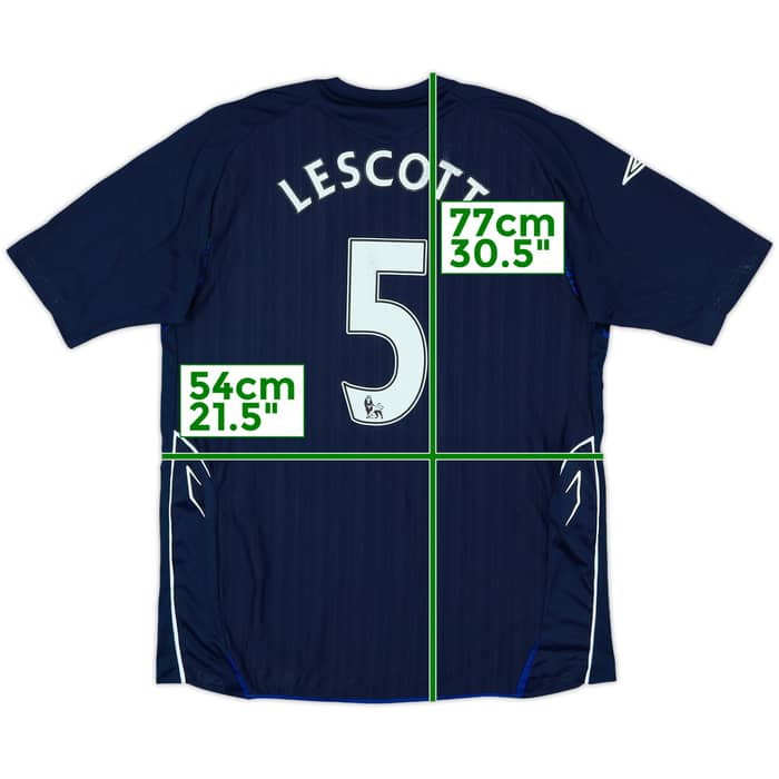 2007-08 Everton Third Shirt Lescott #5 - 6/10 - (L)