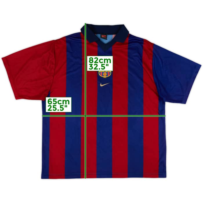 2001-02 Barcelona Basic Home Shirt - 7/10 - (XXL)