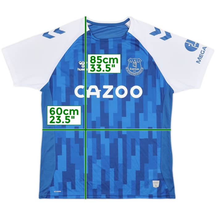 2020-21 Everton Hummel Pre-Match Training Shirt - 8/10 - (XL)