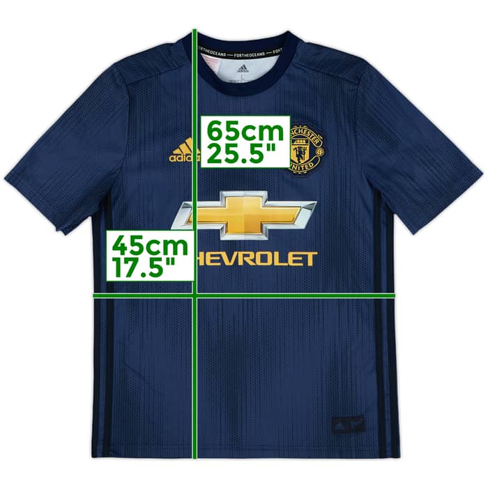 2018-19 Manchester United Third Shirt - 9/10 - (L.Boys)