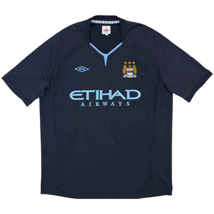2010-12 Manchester City Away Shirt Silva #21 - 8/10 - (XL)