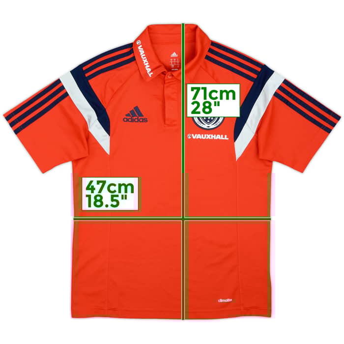 2013-14 Scotland adidas Polo Shirt - 10/10 - (S)