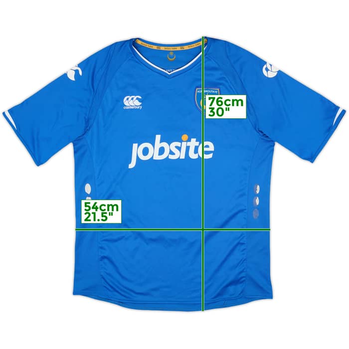 2009-10 Portsmouth Home Shirt - 5/10 - (L)