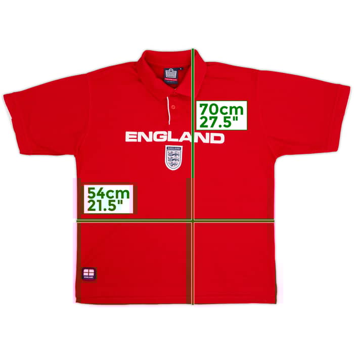 2000s England Admiral Polo Shirt - 8/10 - (S)