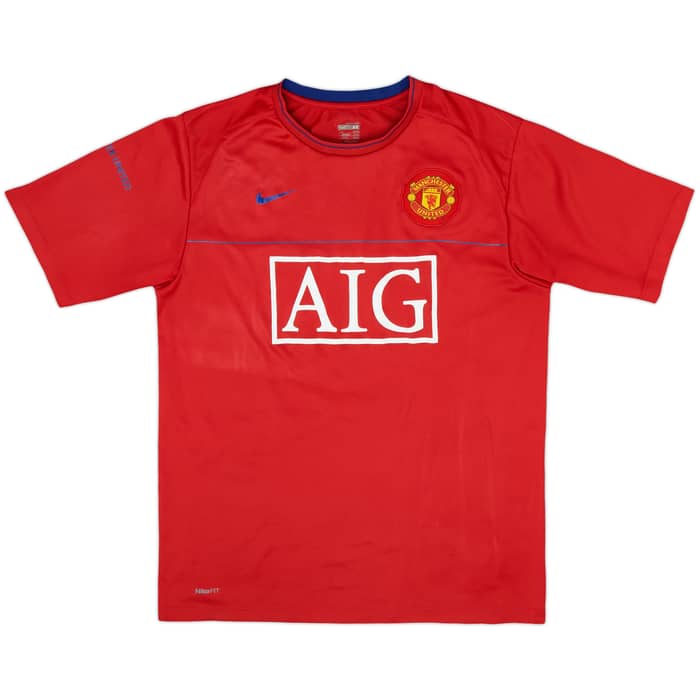 2008-09 Manchester United Nike Training Shirt - 7/10 - (M)