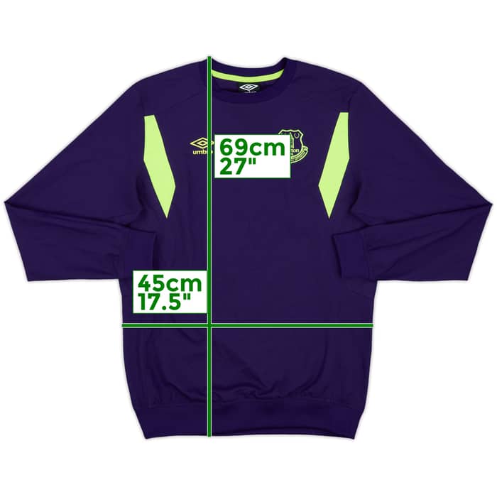 2016-17 Everton Umbro Sweat Top - 10/10 - (XL.Boys)