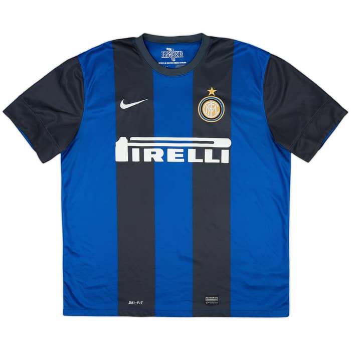 2012-13 Inter Milan Home Shirt - 4/10 - (XL)