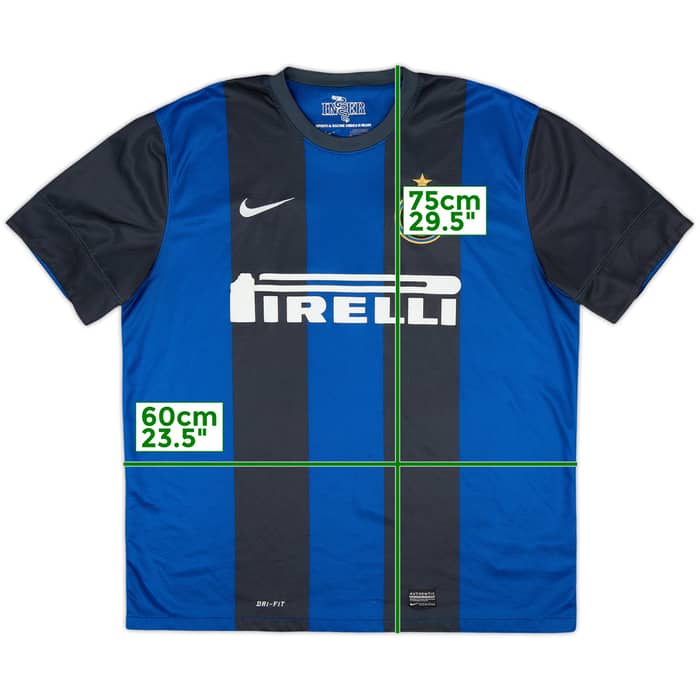 2012-13 Inter Milan Home Shirt - 4/10 - (XL)