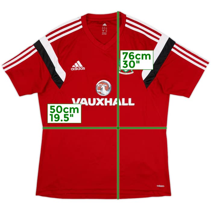 2013-14 Wales adidas Training Shirt - 8/10 - (L)