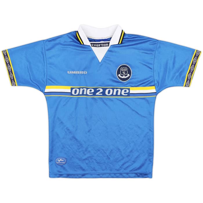 1997-99 Everton Home Shirt - 8/10 - (L.Boys)