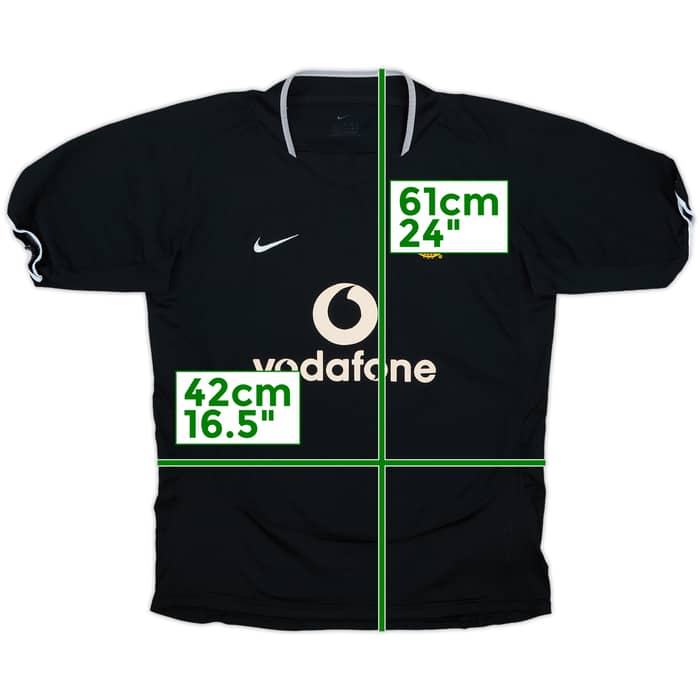 2003-05 Manchester United Away Shirt - 5/10 - (L.Boys)