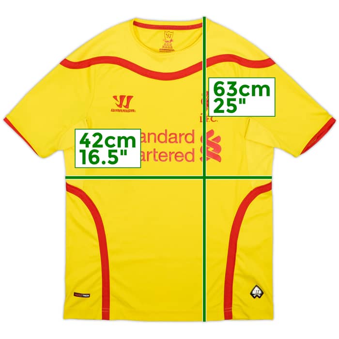 2014-15 Liverpool Away Shirt - 5/10 - (L.Boys)