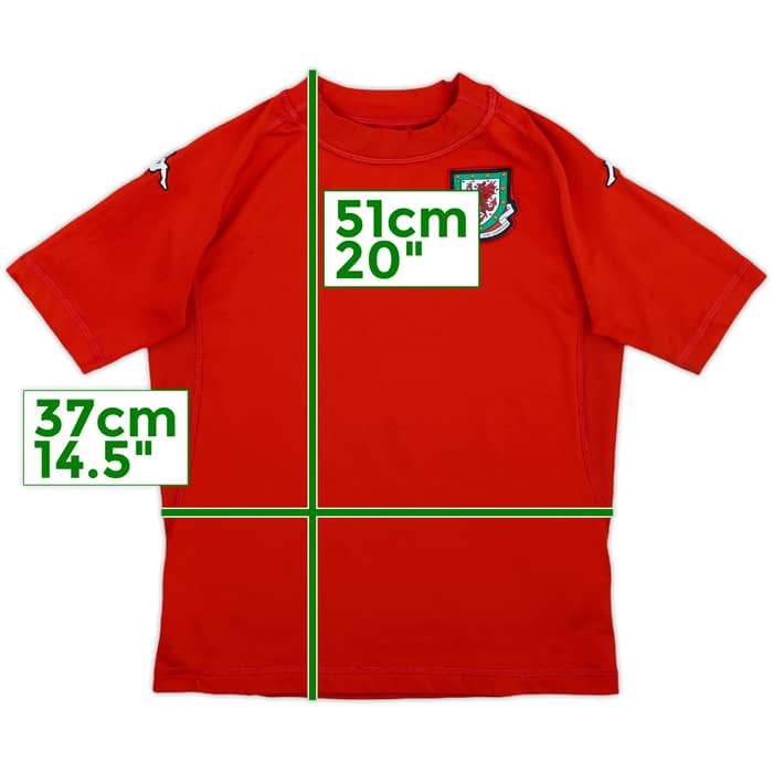 2000-01 Wales Home Shirt - 9/10 - (M.Boys)