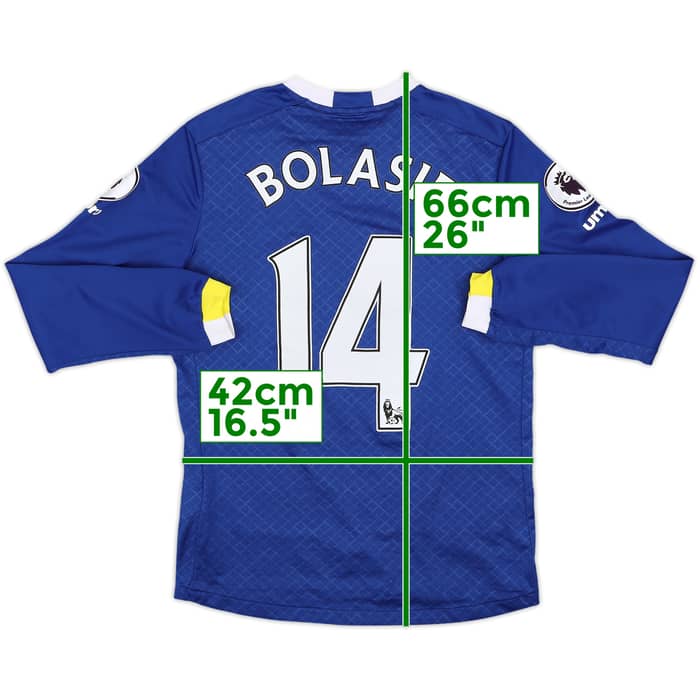 2016-17 Everton Home L/S Shirt Bolasie #14 - 9/10 - (L.Boys)