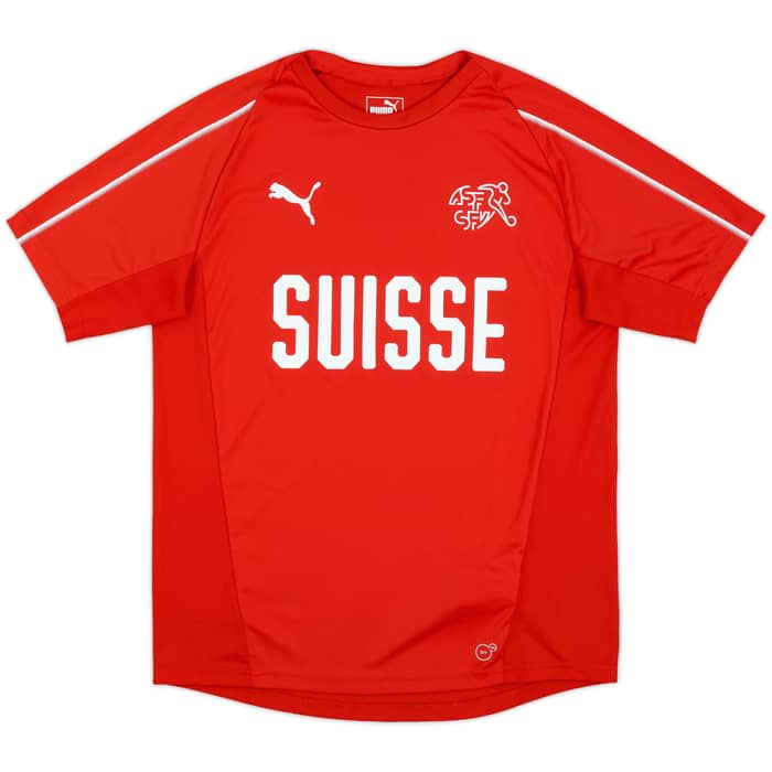 2018-19 Switzerland Puma Training Shirt - 9/10 - (XL.Boys)