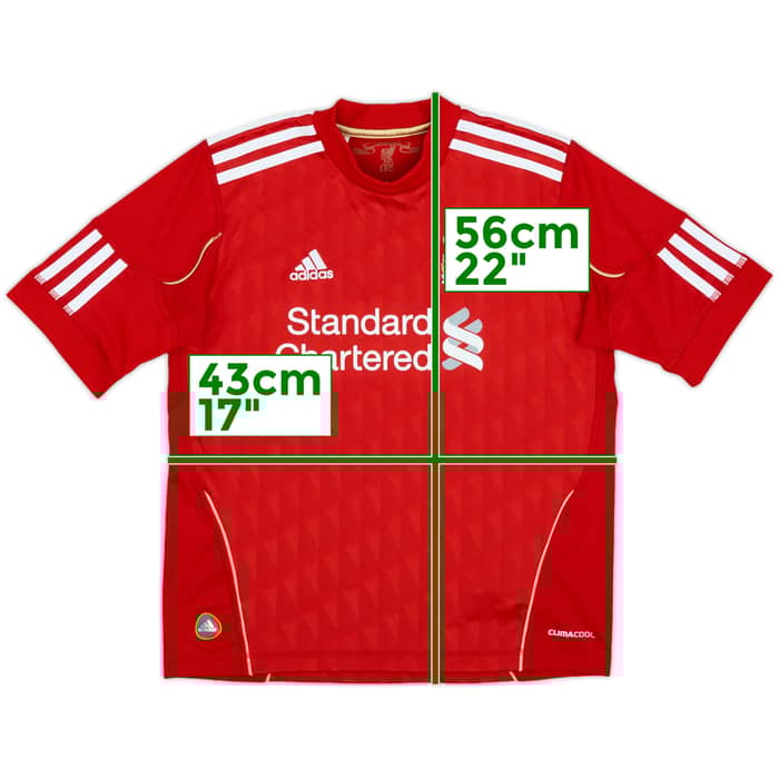 2010-12 Liverpool Home Shirt - 8/10 - (S.Boys)