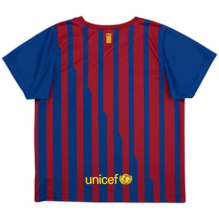 2011-12 Barcelona Home Shirt - 6/10 - (5-6 Years)