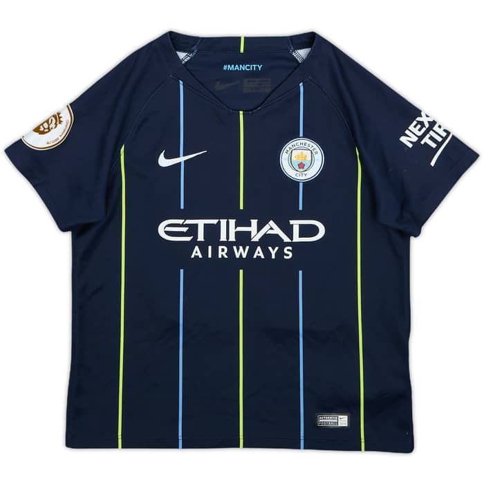 2018-19 Manchester City Away Shirt G.Jesus #33 - 8/10 - (S.Boys)