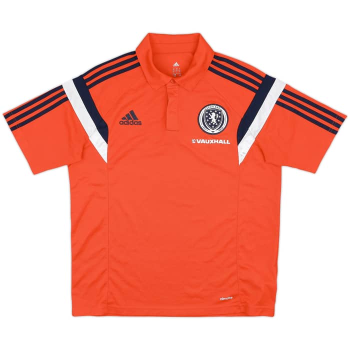 2014-15 Scotland adidas Polo Shirt - 9/10 - (L)