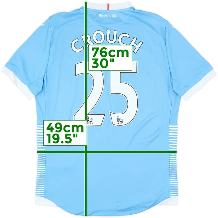 2016-17 Stoke City Away Shirt Crouch #25 - 7/10 - (L)