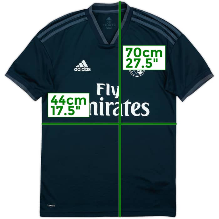 2018-19 Real Madrid Away Shirt - 9/10 - (XS)