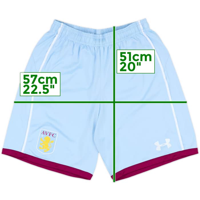 2016-17 Aston Villa Away Shorts - 4/10 - (S)