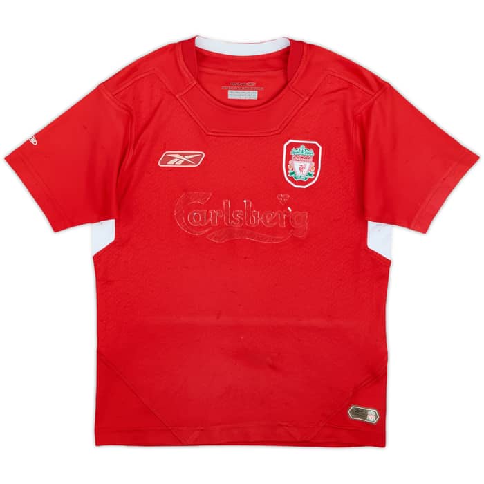 2004-06 Liverpool Home Shirt - 4/10 - (M.Boys)