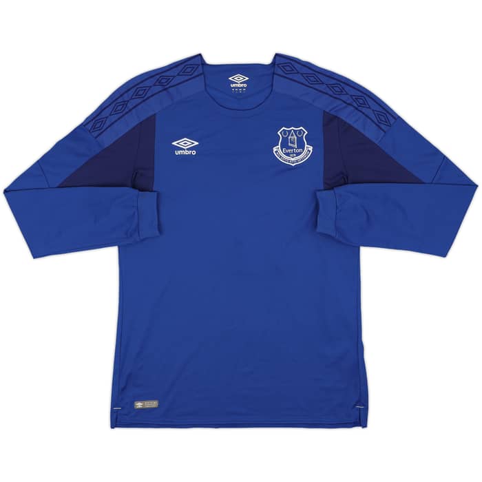 2017-18 Everton Home Shirt Baines #3 - 9/10 - (L)