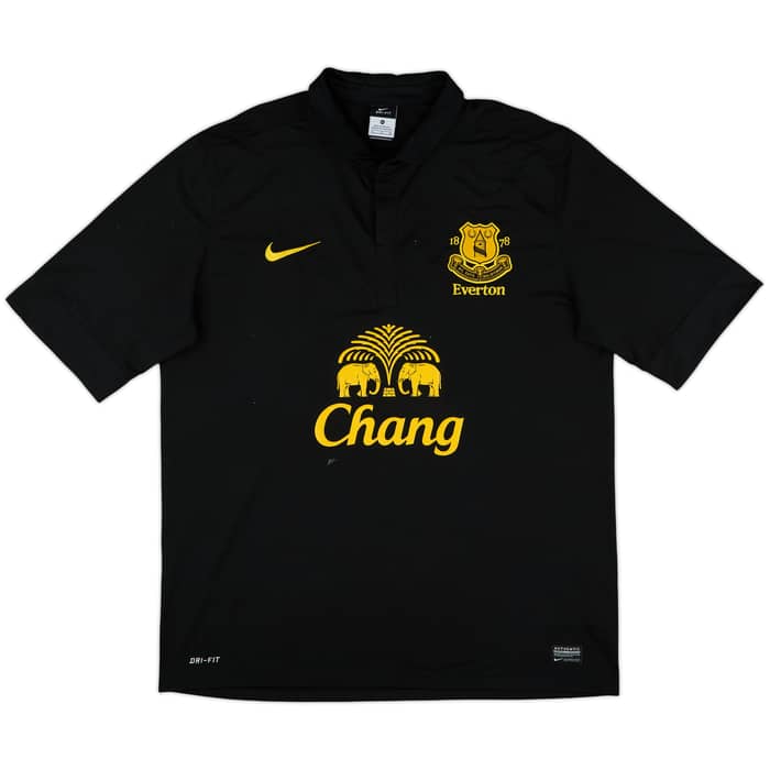2012-13 Everton Away Shirt Oviedo #8 - 9/10 - (XL)