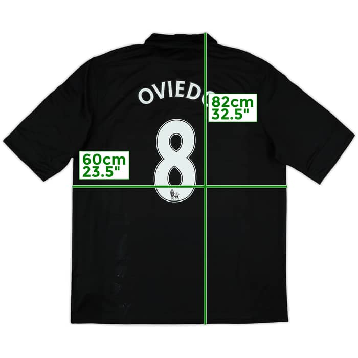 2012-13 Everton Away Shirt Oviedo #8 - 9/10 - (XL)