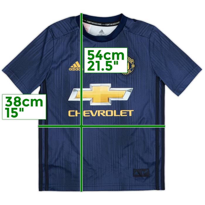 2018-19 Manchester United Third Shirt - 9/10 - (S.Boys)