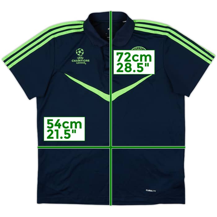 2010-11 Chelsea adidas CL Polo Shirt - 8/10 - (L)