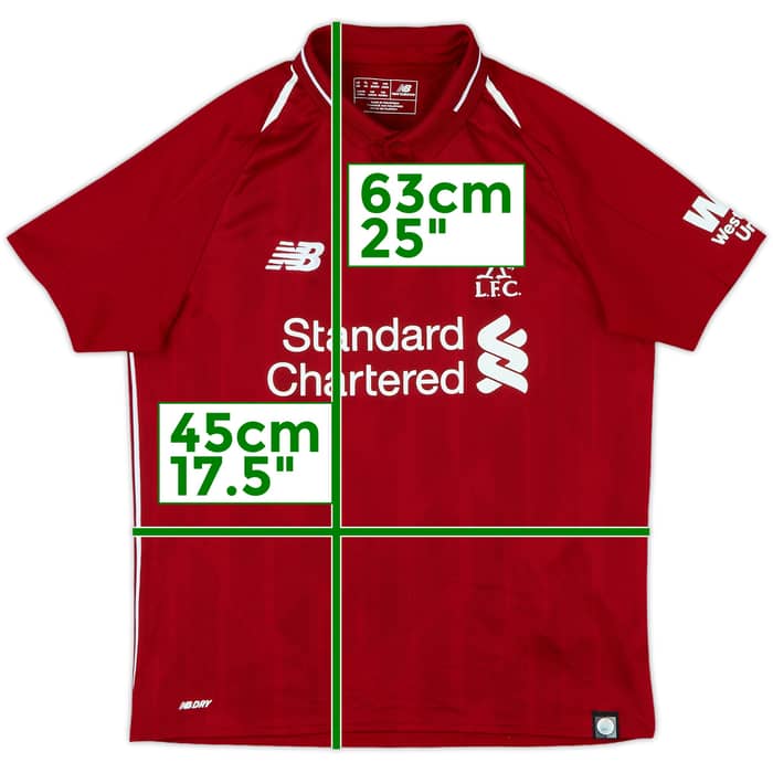 2018-19 Liverpool Home Shirt - 7/10 - (L.Boys)