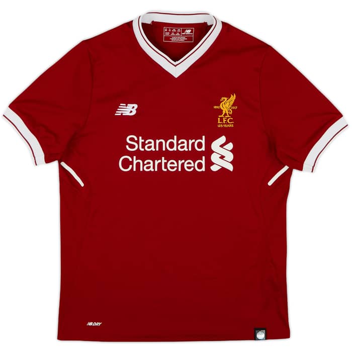 2017-18 Liverpool 125 Years Home Shirt - 9/10 - (L.Boys)