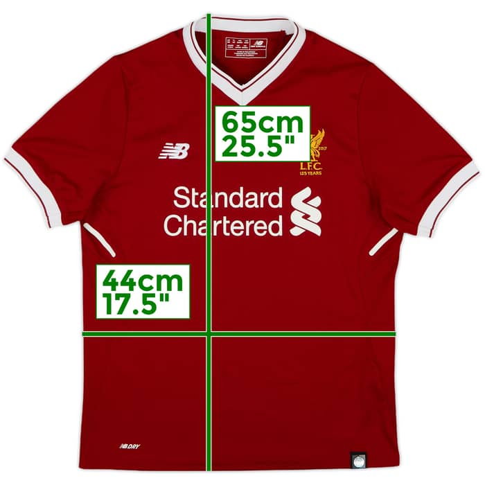 2017-18 Liverpool 125 Years Home Shirt - 9/10 - (L.Boys)