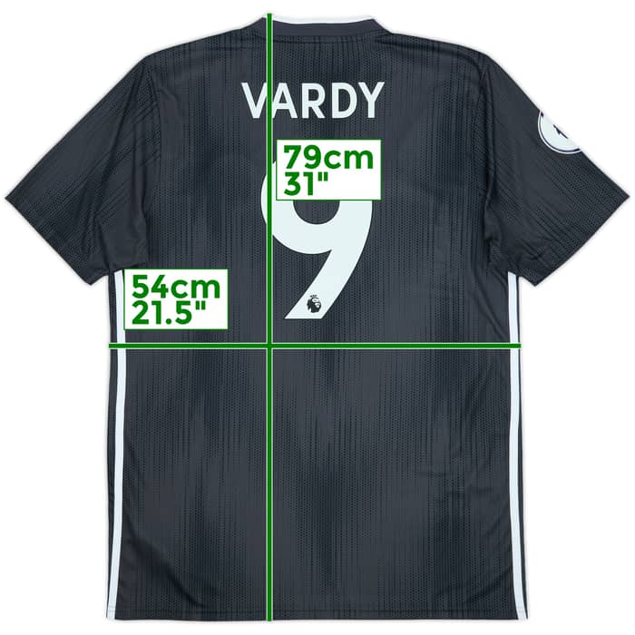 2019-20 Leicester Away Shirt Vardy #9 - 9/10 - (L)