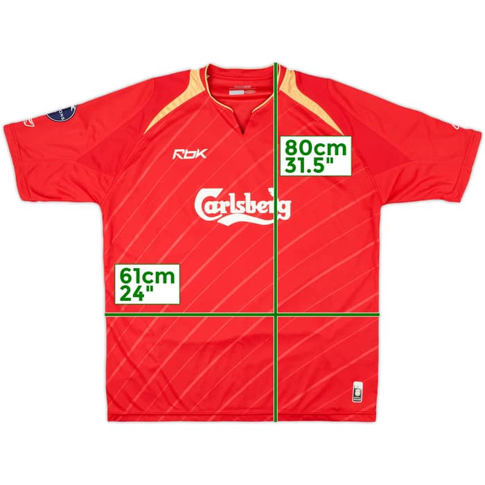 2005-06 Liverpool CL Home Shirt - 6/10 - (XL)